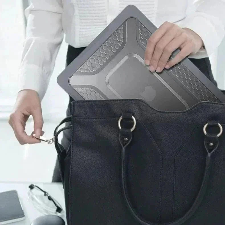 Honeycomb Kickstand TPU Bumper Hard Shell Cover for MacBook Air 13 M2 | M3 | M4 (13.6-inch)