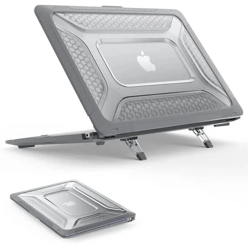 Honeycomb Kickstand TPU Bumper Hard Shell Cover for MacBook Pro 14 M1 | M2 | M3 | M4 (14.2-inch)