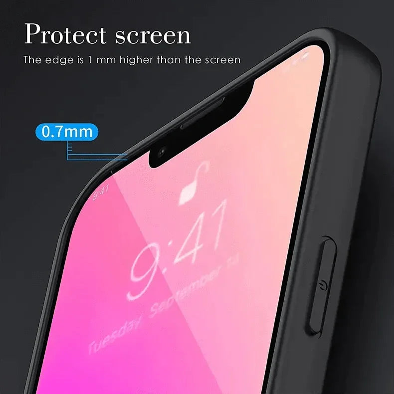 Huanmin Leather Texture Hard Case for iPhone 14 Pro Max