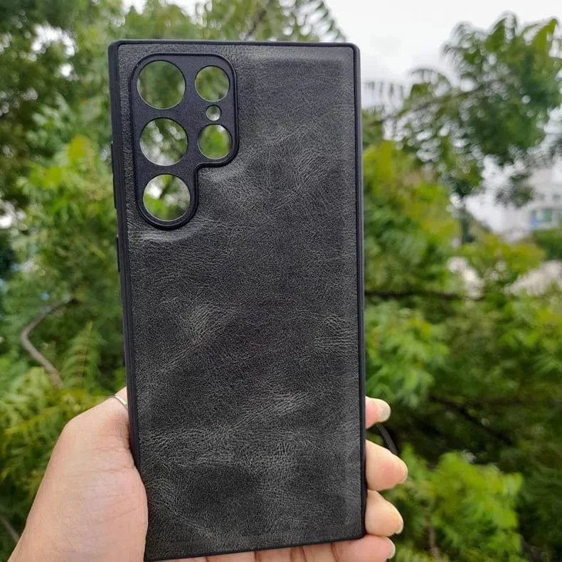 Huanmin PU Leather Hard Case for Samsung S21