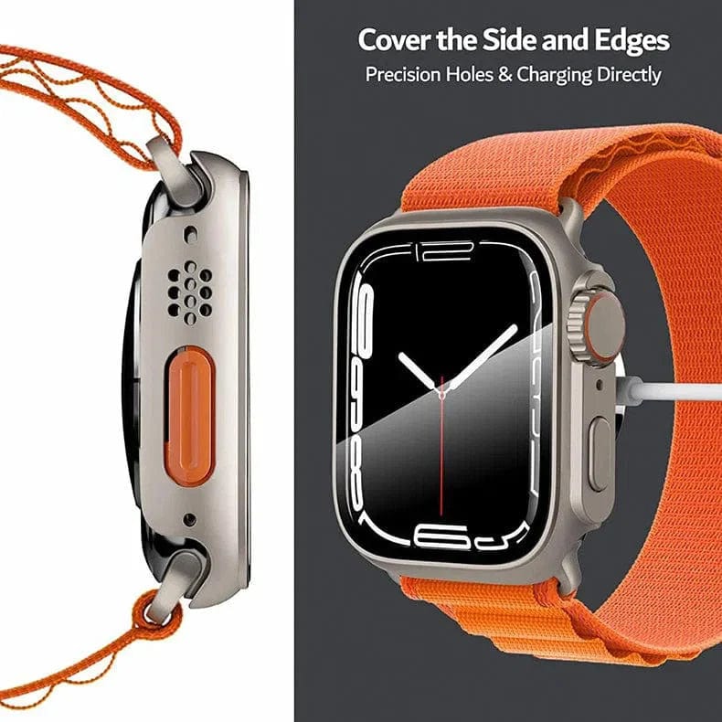 in Build Glass Case for iWatch 45 and 44 into an iWatch Ultra snap-on cover Case Covers