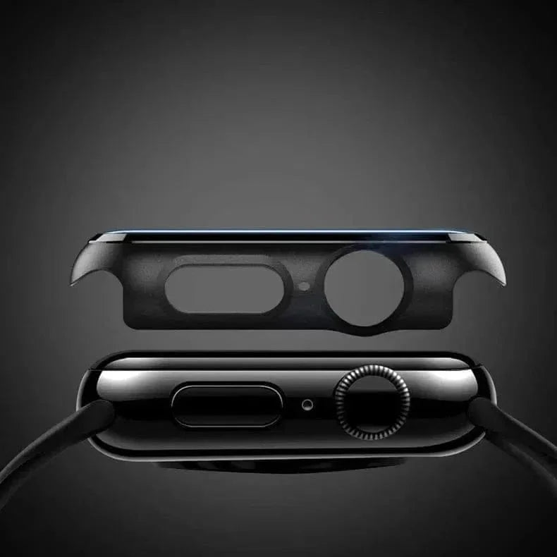 in-build Glass Matte Protective Case for Apple Watch 41mm