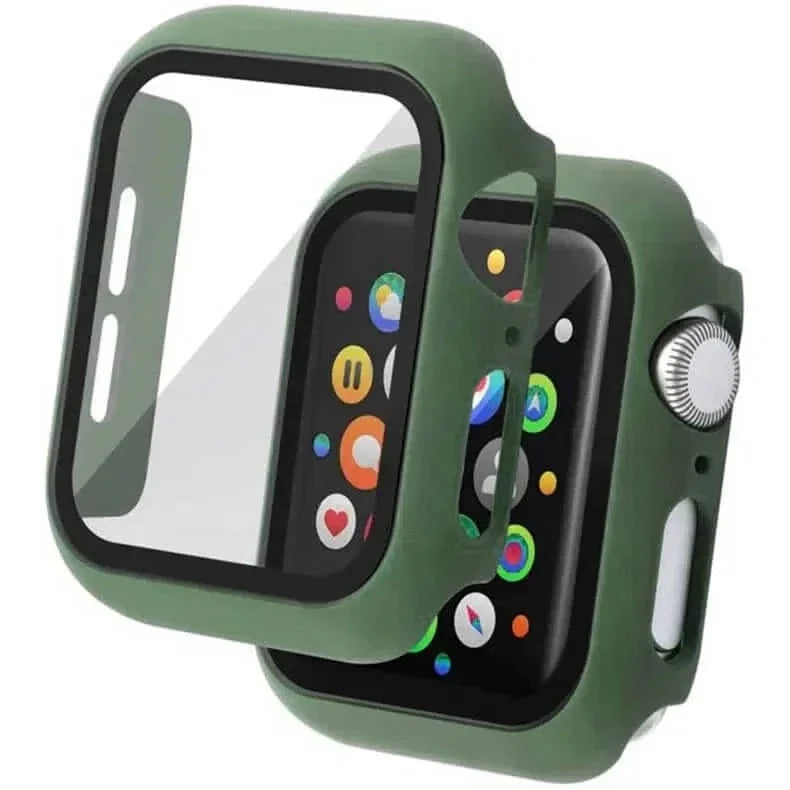 in-build Glass Matte Protective Case for Apple Watch 41mm