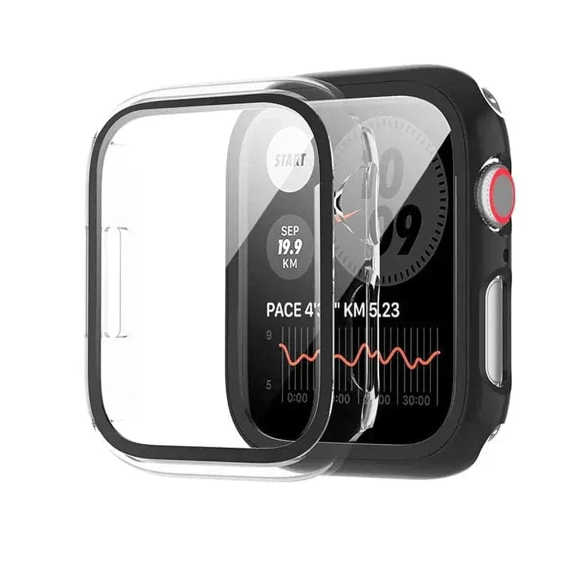 in-build Glass Matte Protective Case for Apple Watch 44mm