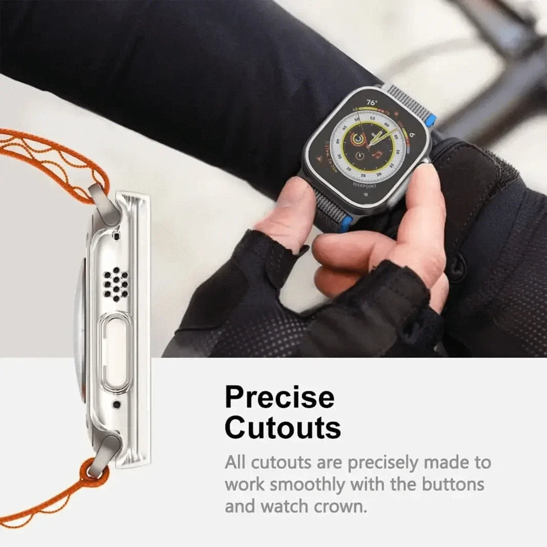 in-build Glass Matte Protective Case for Apple Watch Ultra 49mm