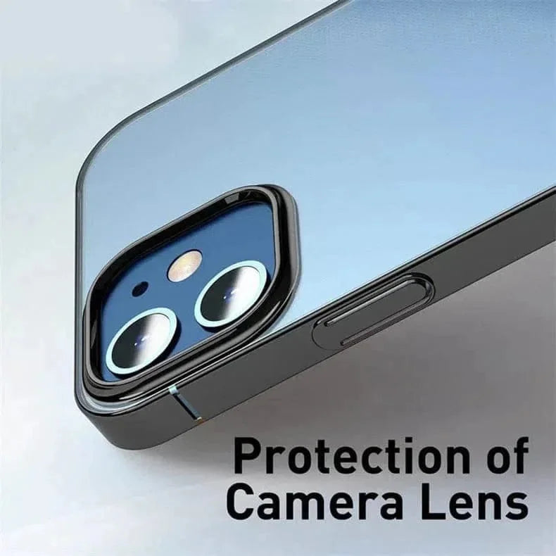 iShock Ultra Thin Clear Shiny Frame Case for iPhone 14