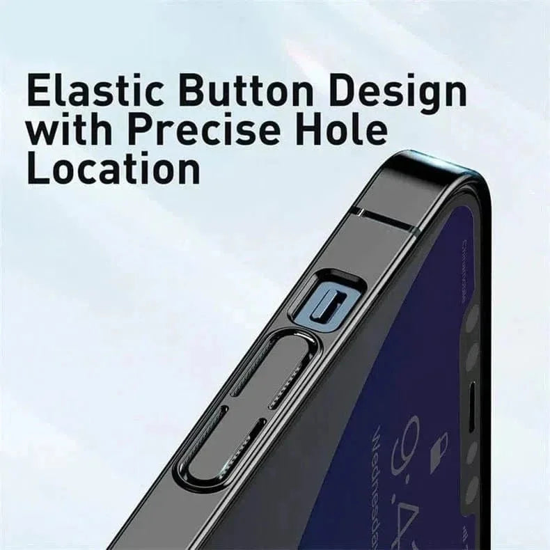 iShock Ultra Thin Clear Shiny Frame Case for iPhone 14