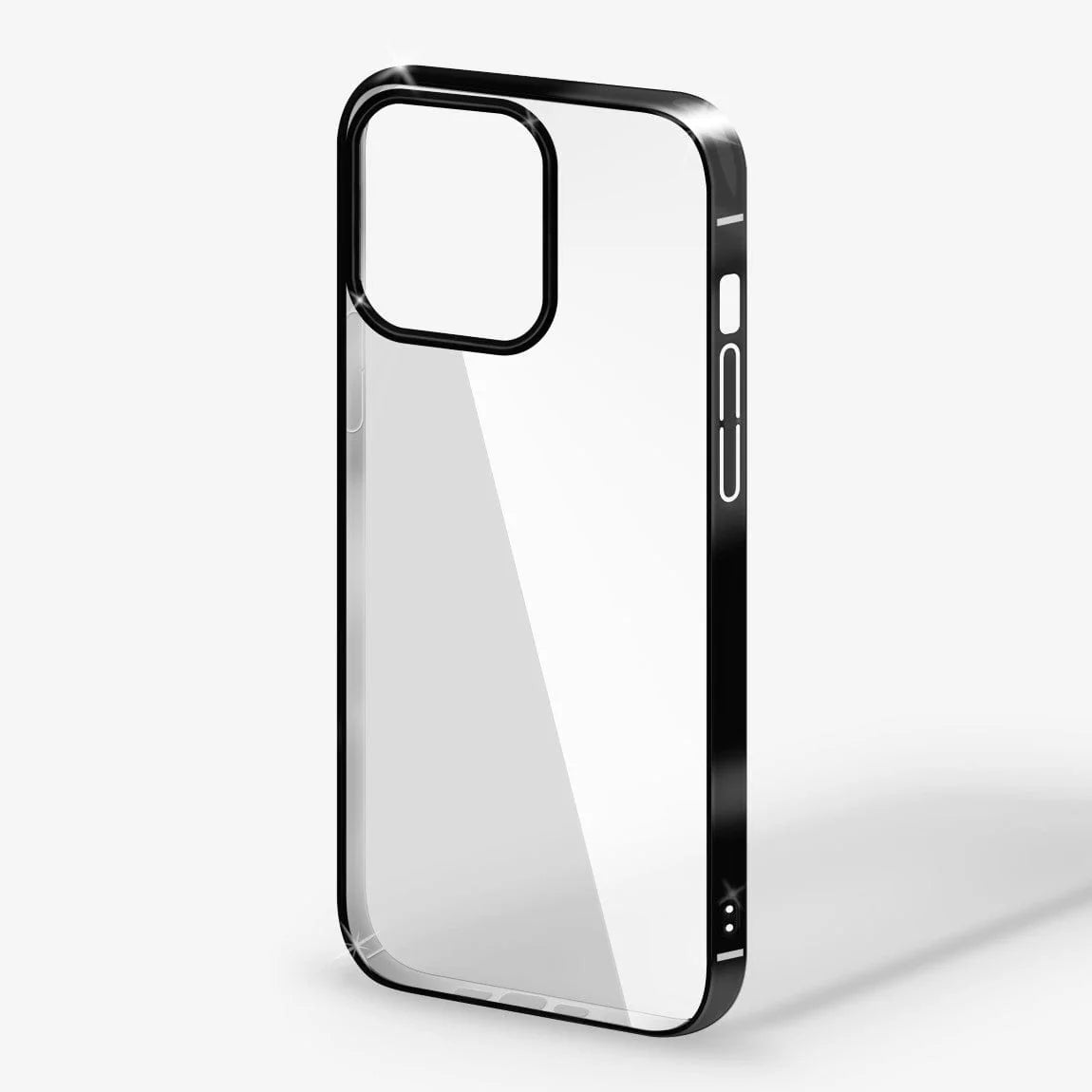 iShock Ultra Thin Clear Shiny Frame Case for iPhone 15