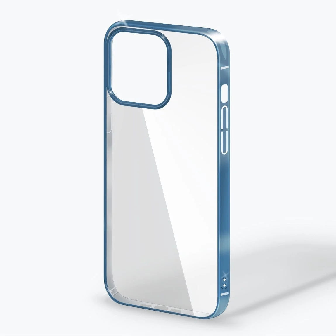 iShock Ultra Thin Clear Shiny Frame Case for iPhone 14