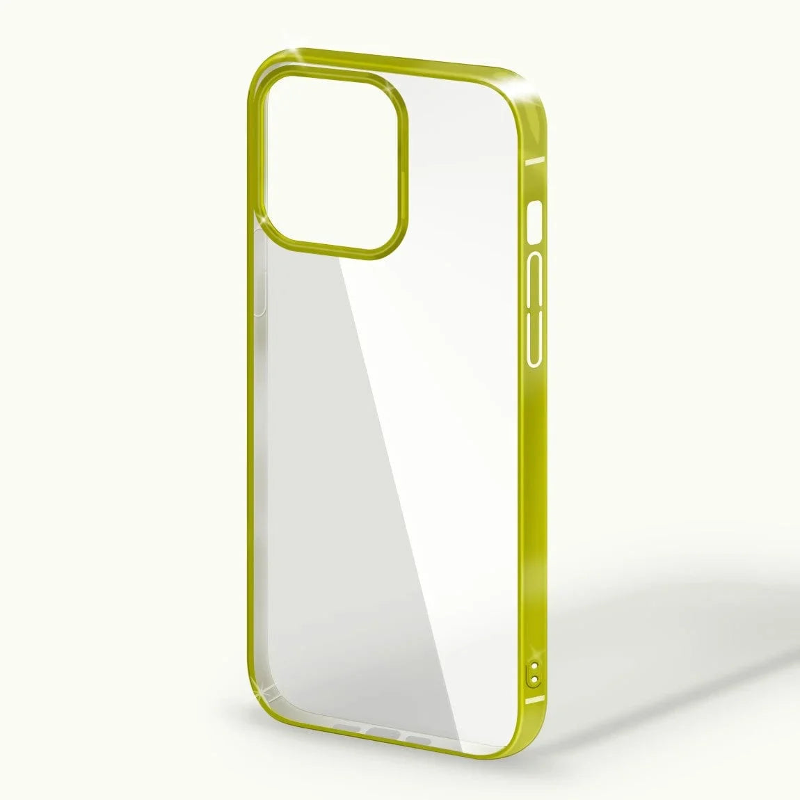 iShock Ultra Thin Clear Shiny Frame Case for iPhone 15