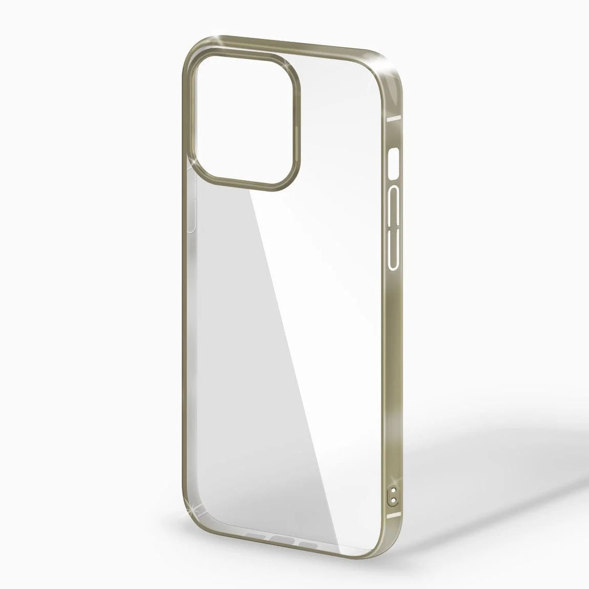 iShock Ultra Thin Clear Shiny Frame Case for iPhone 15 Pro Max