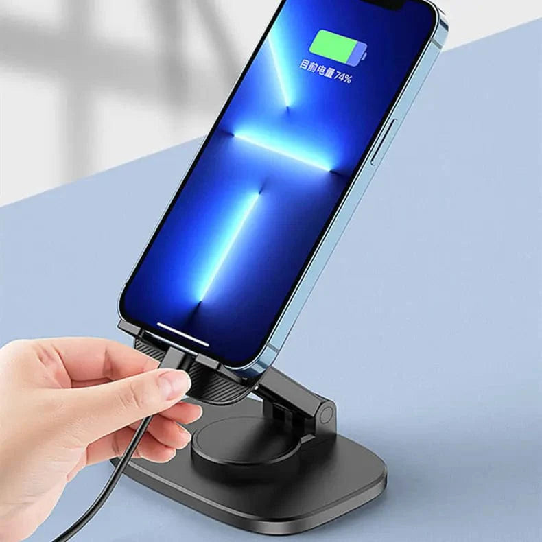 K5 Adjustable 360 Degree Rotating Folding Mount Holder Stand for Phones & Tablets