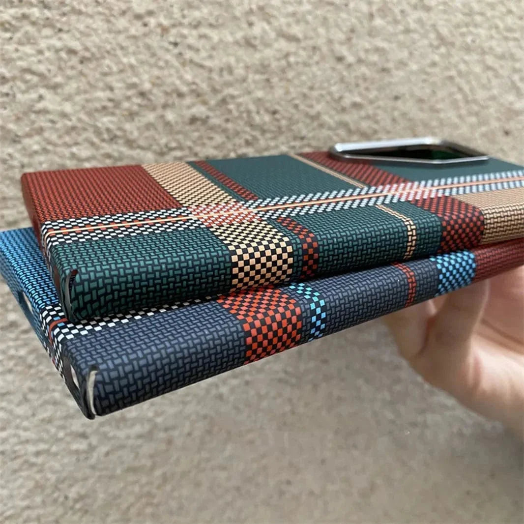 Kevlar Aramid Fiber Magnetic Magsafe Slim Case for Samsung S23