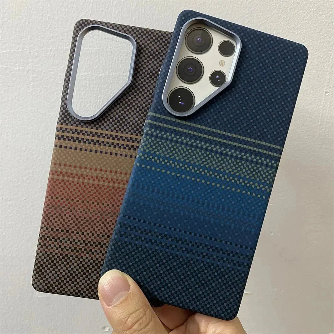 Kevlar Aramid Fiber Magnetic Magsafe Slim Case for Samsung S23 Ultra