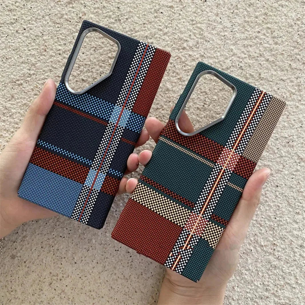 Kevlar Aramid Fiber Magnetic Magsafe Slim Case for Samsung S24 Ultra