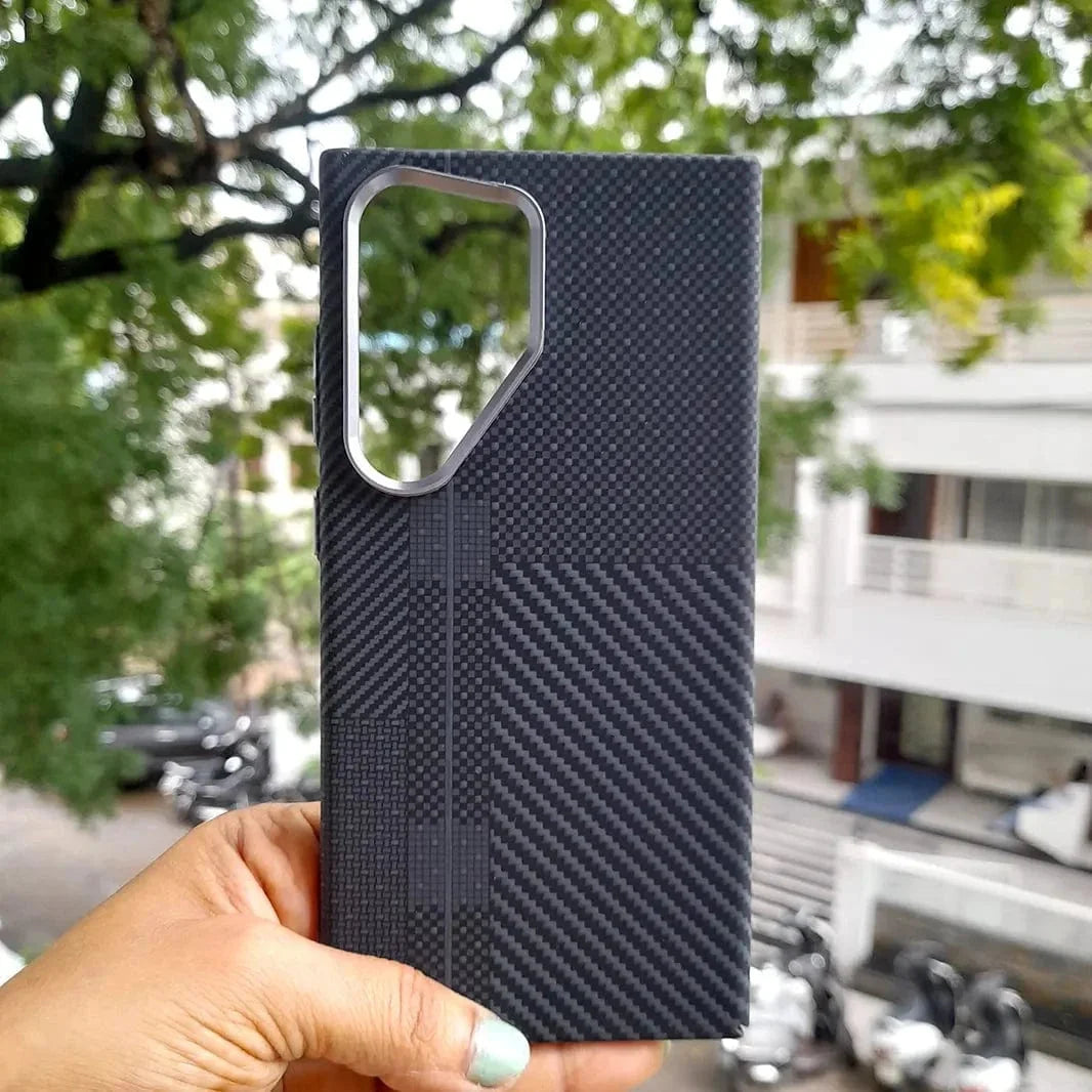 Kevlar Aramid Fiber Magnetic Magsafe Slim Case for Samsung S24 Ultra