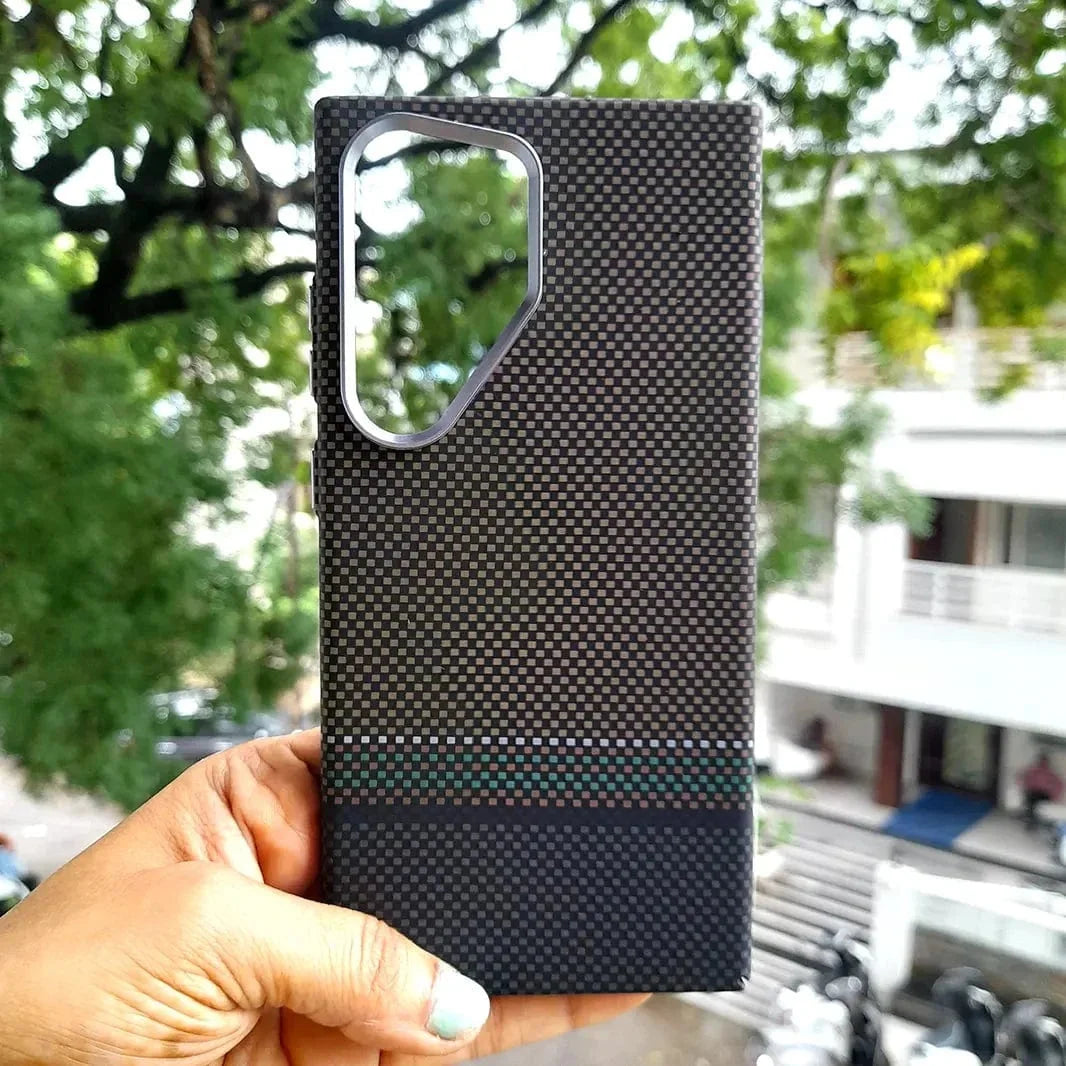 Kevlar Aramid Fiber Magnetic Magsafe Slim Case for Samsung S25 Ultra