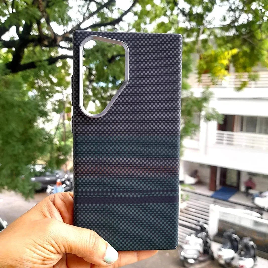 Kevlar Aramid Fiber Magnetic Magsafe Slim Case for Samsung S23 Ultra