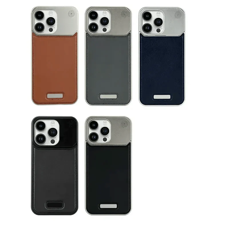 Aromatherapy Magsafe Leather Heat Dissipation Case for iPhone 15 Pro Max Cases & Covers