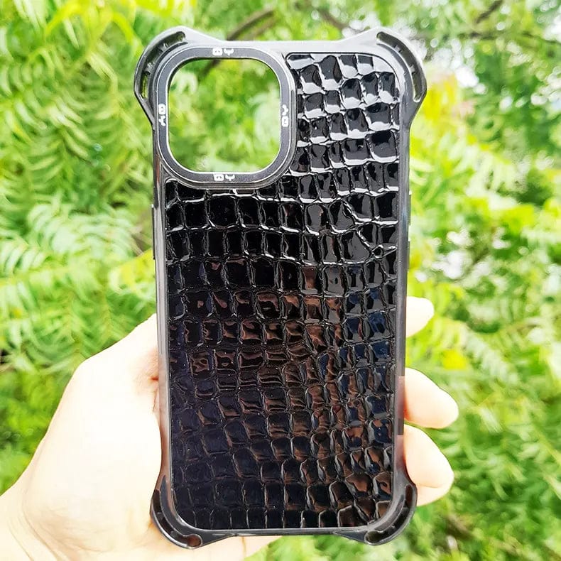 Classic Texture Shockproof Hard Case for iPhone 15 Pro Max iPhone 15 Pro Max Honycomb Texture Cases & Covers