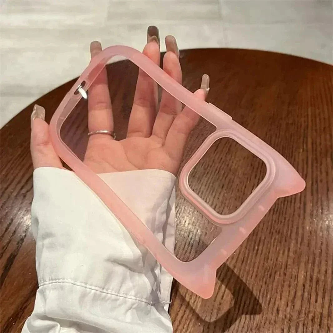 Cute 3D Cat Ears Kitty Soft TPU Case for iPhone 15 Pro Max iPhone 15 Pro Max pink Cases & Covers