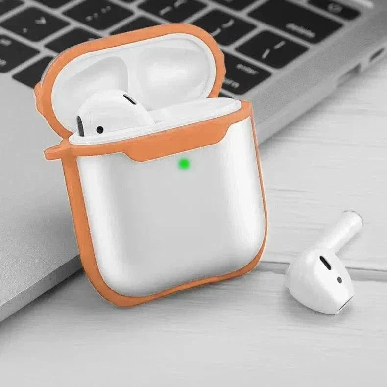 Eggshell Transparent Cover for Airpods 1 | 2 Airpods 1 | 2 orange Cases & Covers