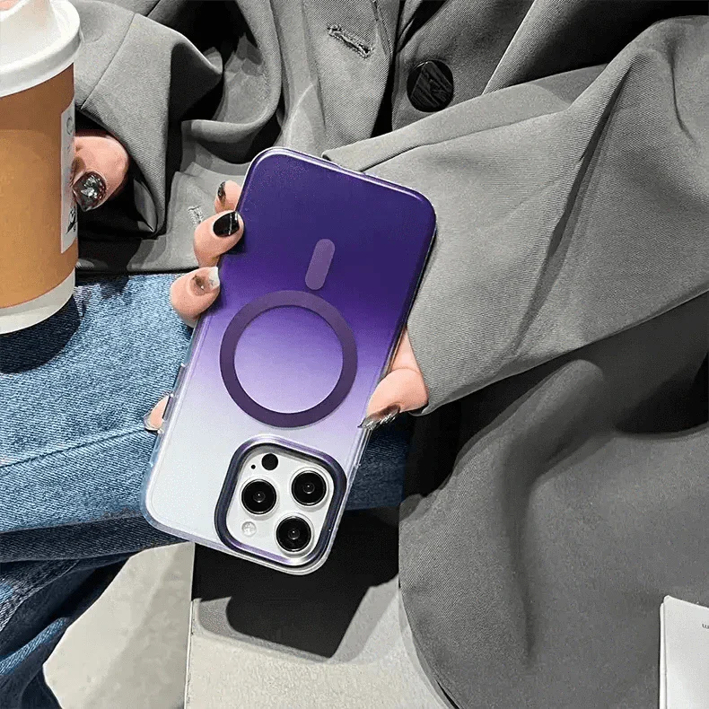 Gradient Frosted Magsafe Hard Case for iPhone 16