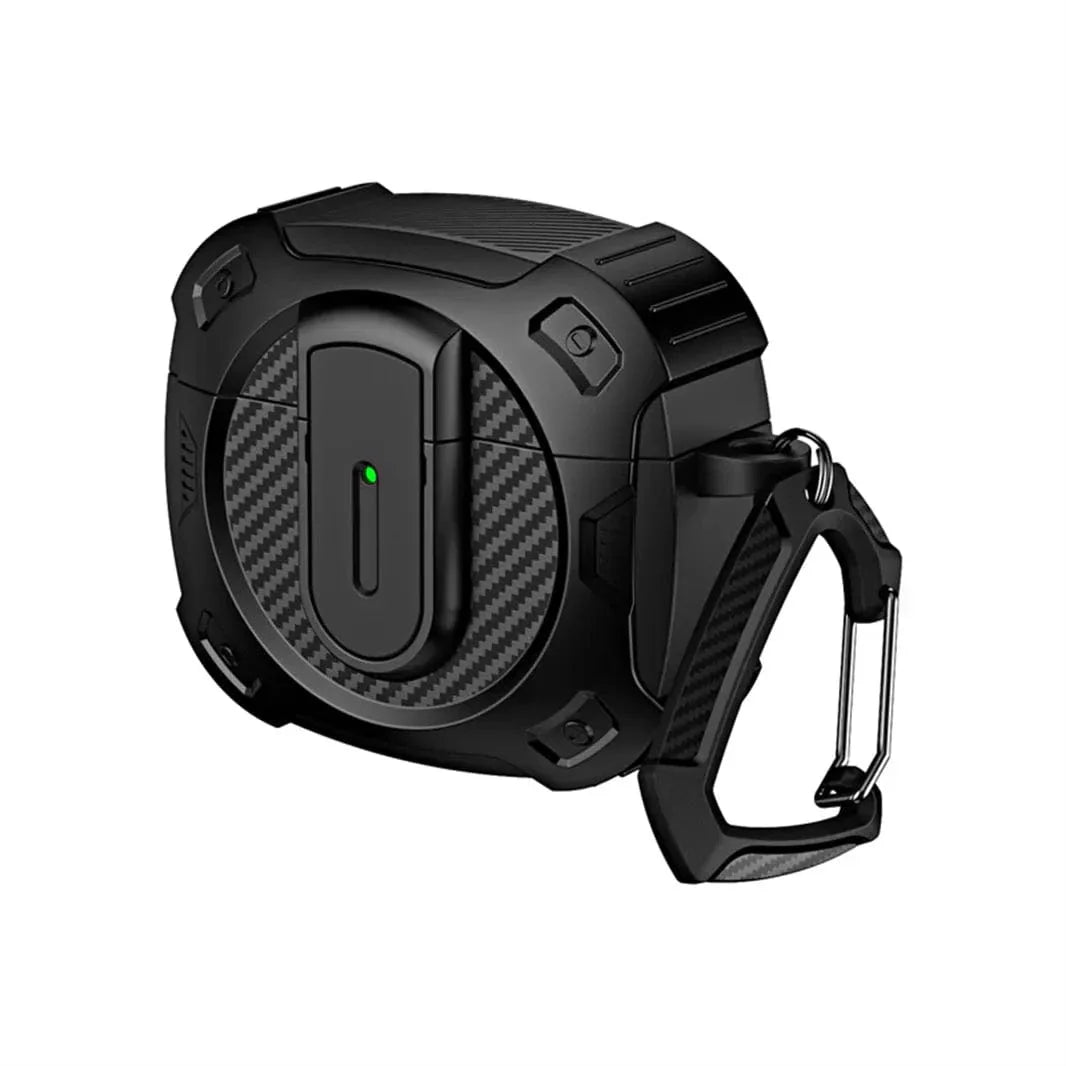Military Hard Shell Carbon Fiber Cover for Airpods Pro | Pro 2 Airpods Pro | Pro 2 black Cases & Covers