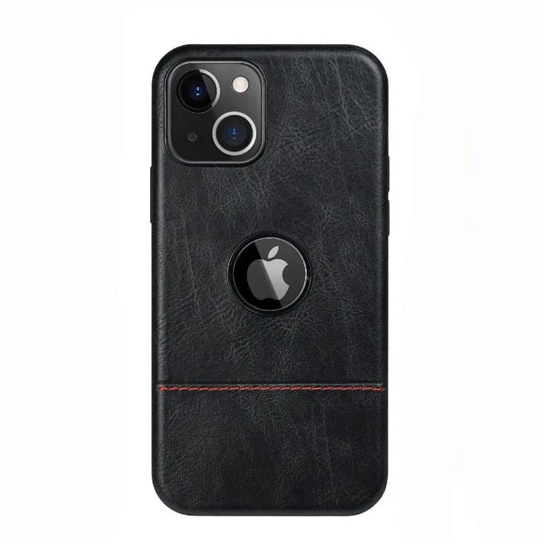 PU Leather Logo View Case for iPhone 12 | 12 Pro iPhone 12 | 12 Pro black Cases & Covers