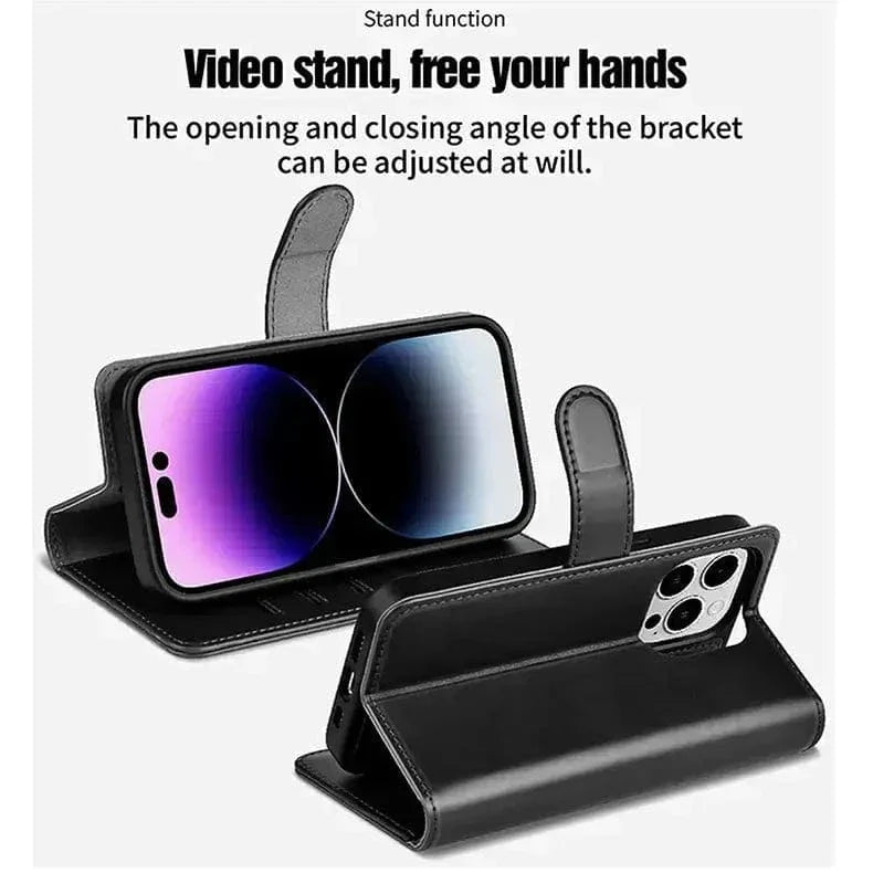 Puloka PU Leather Detachable 2 In 1 Function Wallet Case for iPhone 15 Pro Cases & Covers