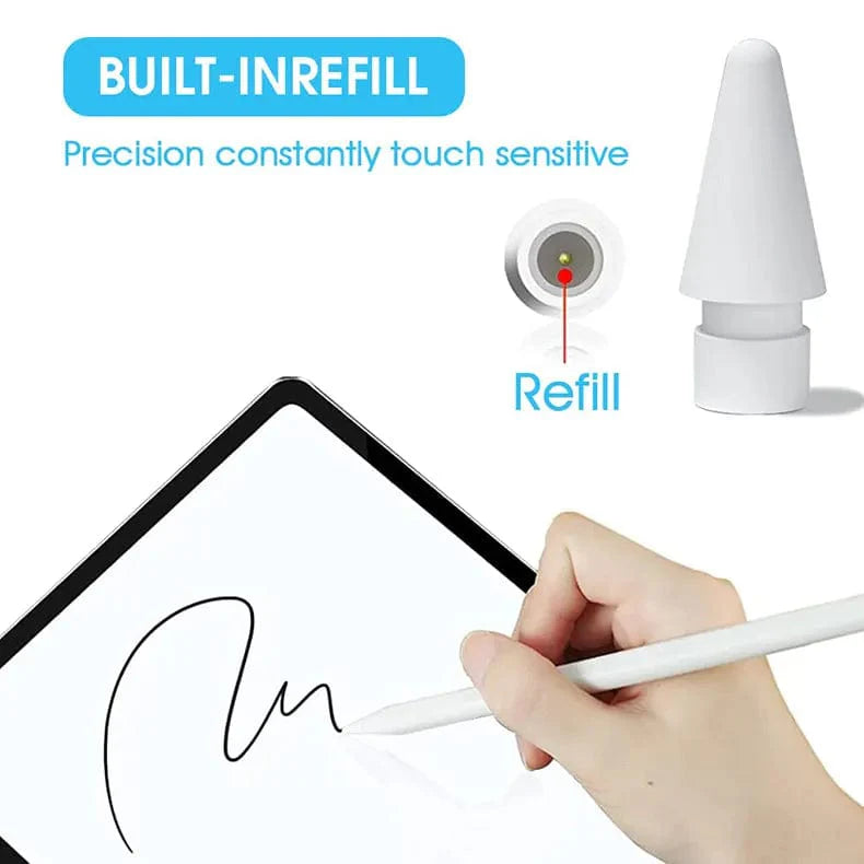 Replacement Pencil Tips [Pack of 3] for Apple Pencil Stylus Pen Nibs