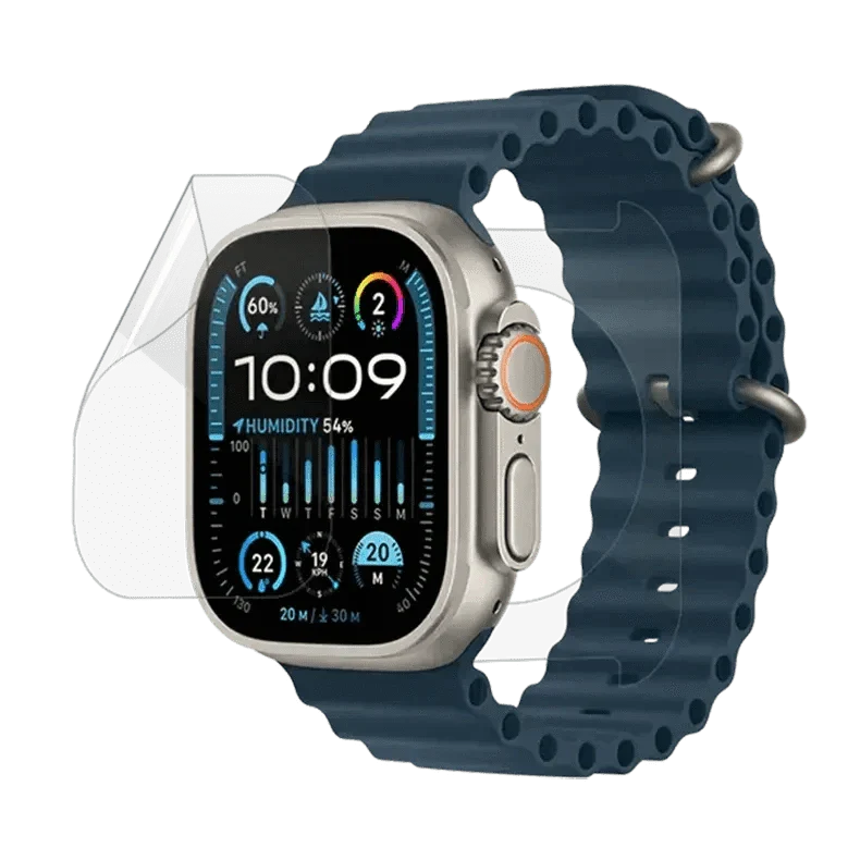 Screen Protector Buff for Apple Watch 45mm 45mm Pack of 2 Screen Guard