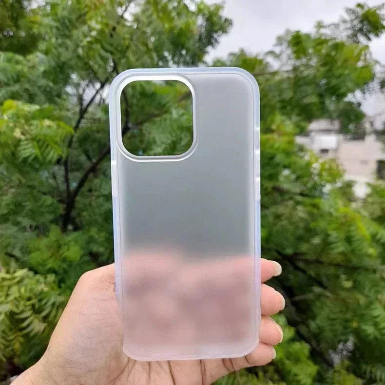 Sleek Matte Finish Hard Case for iPhone 14 Plus iPhone 14 Plus White Cases & Covers