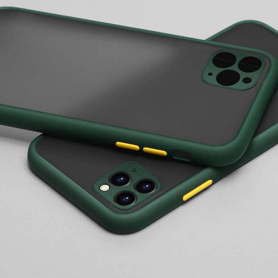 Smoke Shockproof Smooth Rubberized Matte Case for iPhone 11 iPhone 11 green Cases & Covers