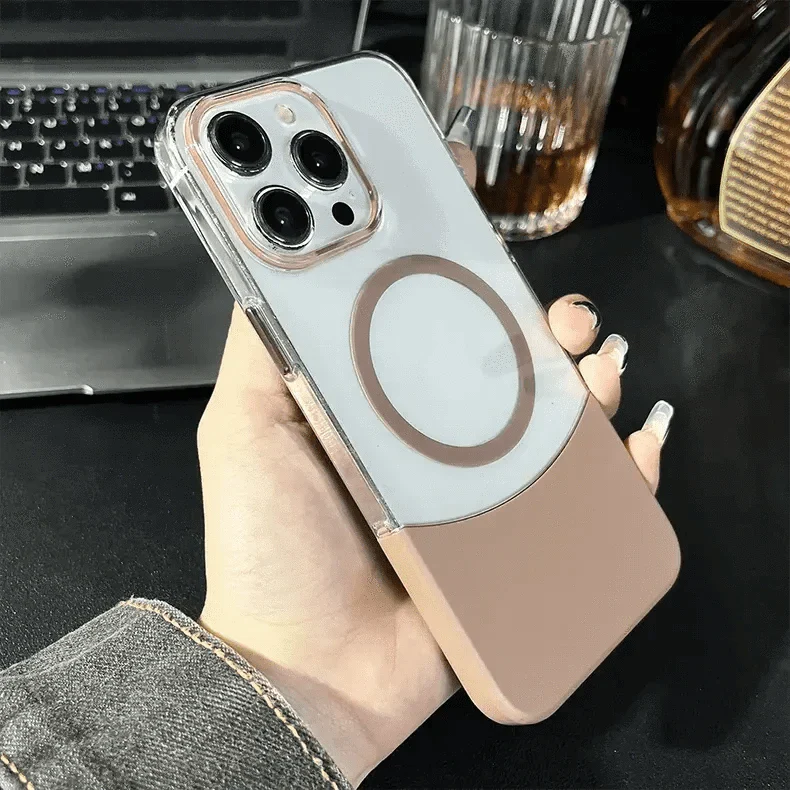 Snapsplit Crystal Clear Magsafe Hard Case for iPhone 15 Pro Max Cases & Covers