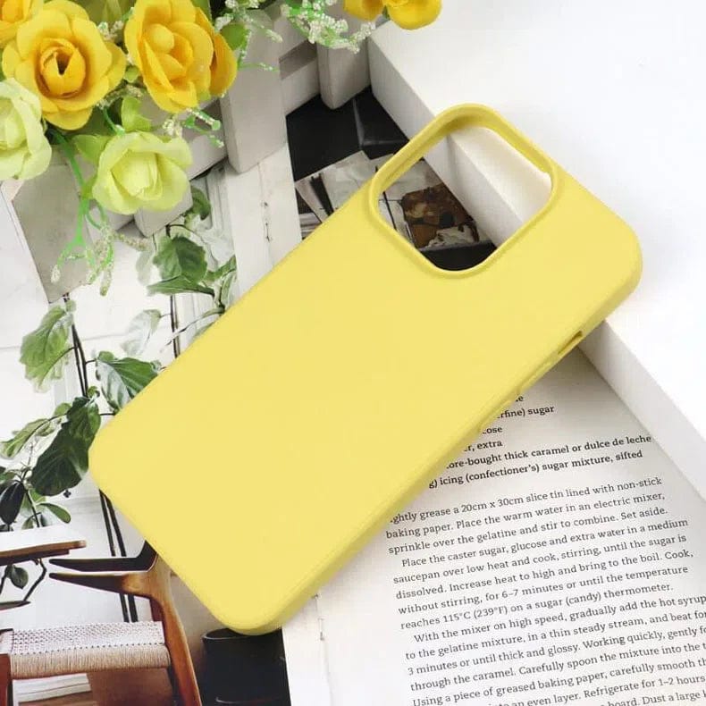 Soft TPU Inner Cloth Case for iPhone 6 | 6s iPhone 6 | 6s Yellow