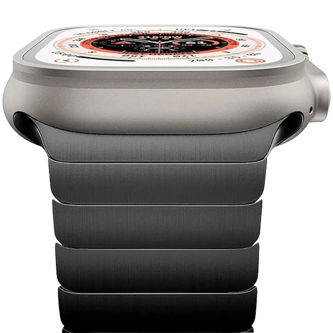 Stainless Steel Magnetic Closure Link Bracelet for Apple Watch 42 | 44 | 45 | Ultra 49 | 46mm S10 Straps & Bands