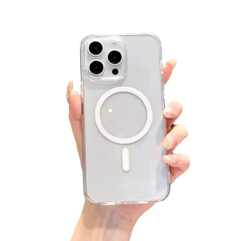 Transparent Hard PC Magsafe Case for iPhone 14 Pro Max iPhone 14 Pro Max white Cases & Covers