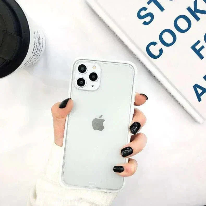 Transparent Matte Finish Hard Case for iPhone 14 Plus