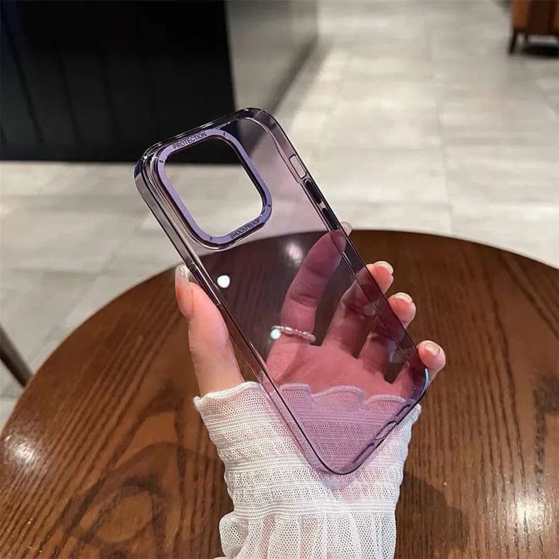 Ultra Slim Thin Transparent Magsafe Support Hard Case for iPhone 14 Pro iPhone 14 Pro without magsafe deep-purple Cases & Covers