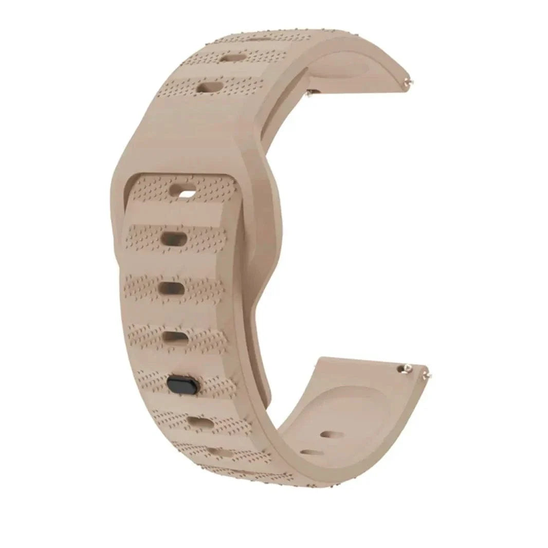 Waterproof Grip Sports Silicone Strap for Smartwatch 22mm 22mm dune Straps & Bands
