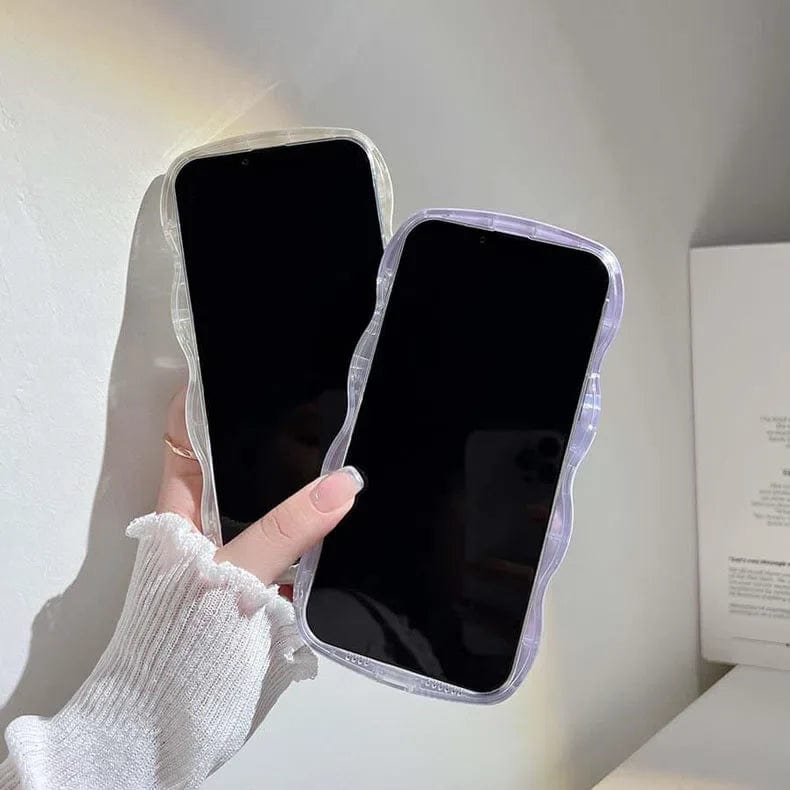 Wavy Edge Soft TPU Dual Layer Case for iPhone 15 Cases & Covers