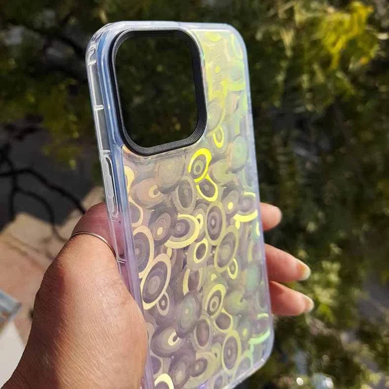 Laser Gradient Printed Case for iPhone Back Cases