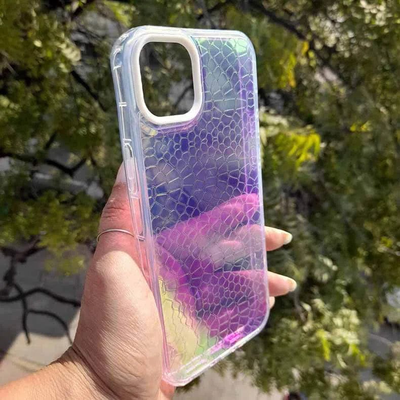 Laser Gradient Printed Case for iPhone Back Cases