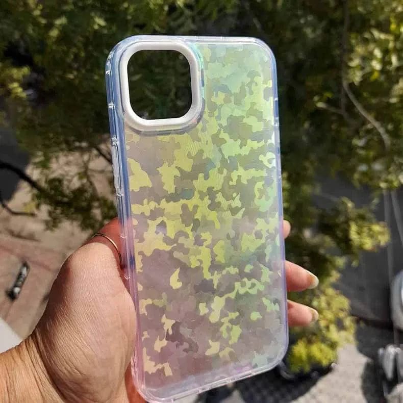 Laser Gradient Printed Case for iPhone Back Cases