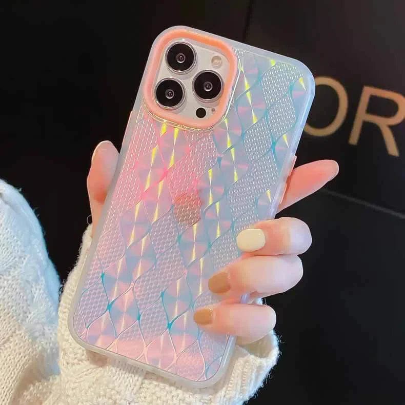 Laser Gradient Printed Case for iPhone Back Cases