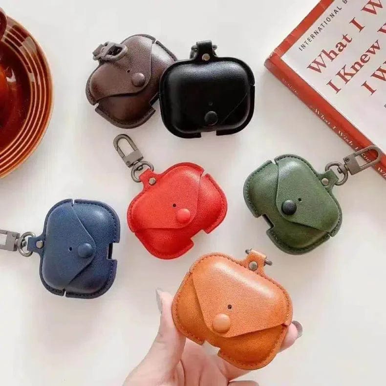 Leather Protective Personalized Waterproof Case for Apple Airpods