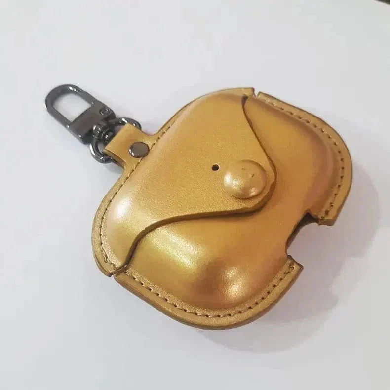 Leather Protective Personalized Waterproof Cover for Airpods 4