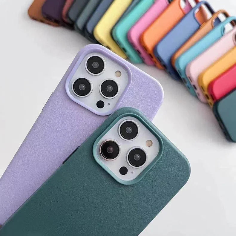 Leather Texture Hard Case for iPhone 14 Pro Max