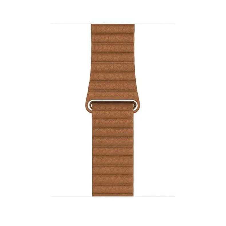 Leather Texture Magnetic Loop Band for Apple Watch Watch Bands 42mm | 44mm | 45mm | Ultra 49mm / Brown